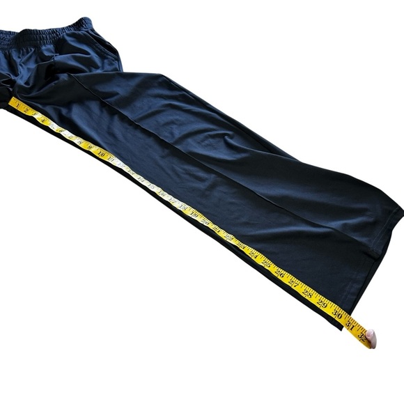 Aerie Black Elastic Waistband Pull On Wide Leg High Rise Trouser Pants Size S - Picture 11 of 12